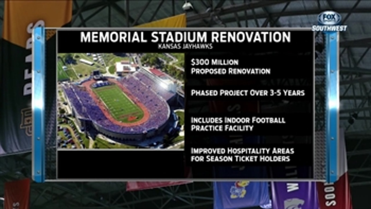 David Beaty on upgrades to Kansas' Memorial Stadium