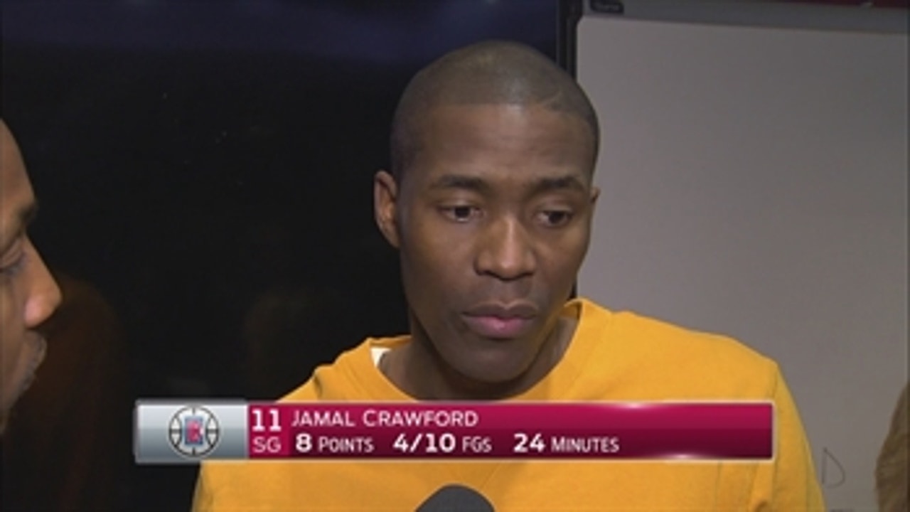Jamal Crawford postgame: 'It was back and forth the whole game'