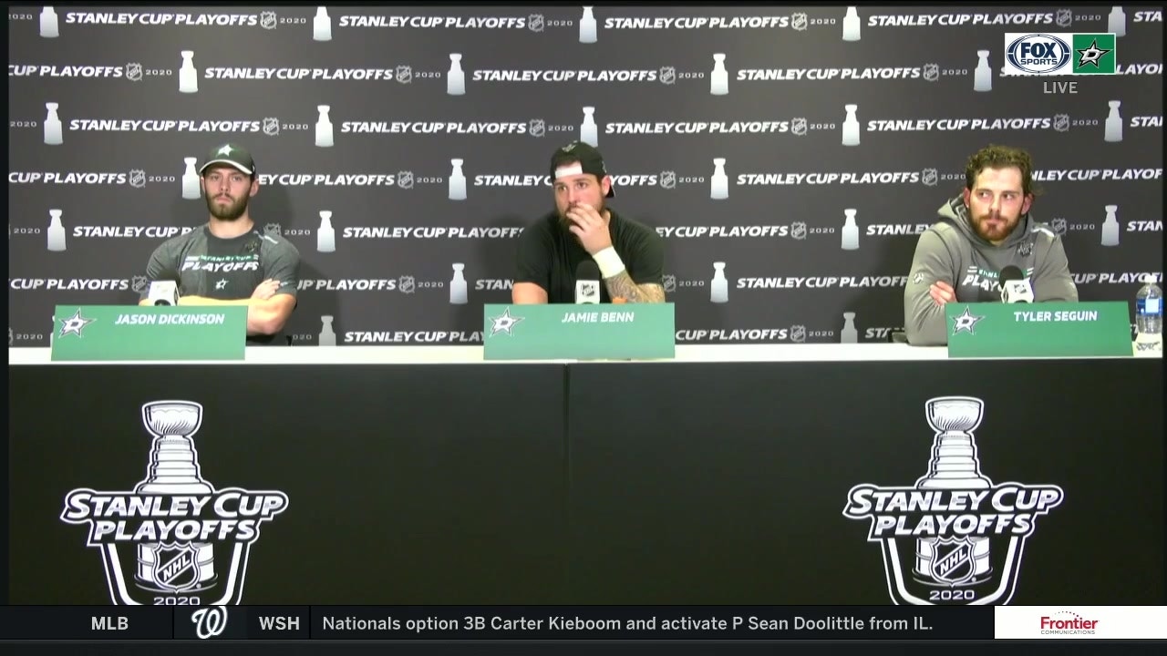 Jamie Benn on Wild 3rd Period vs Avs | Stars Live