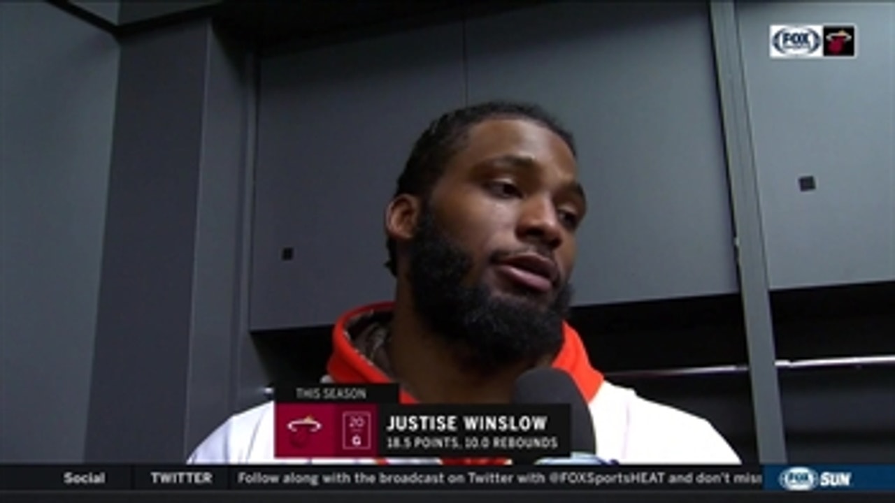 Justise Winslow recaps Heat win: 'We battled back for a big-time win'