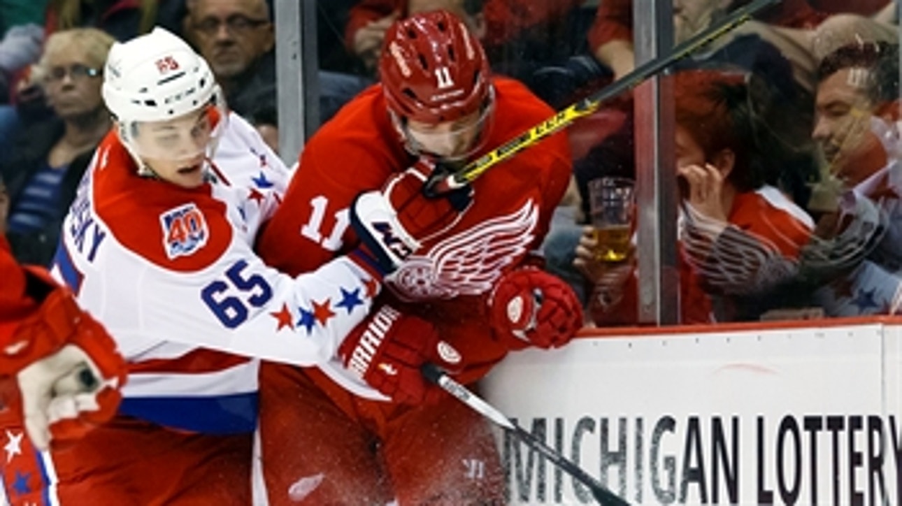 Red Wings fall to the Capitals, 2-1