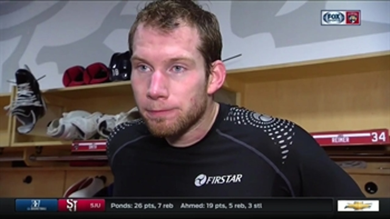 James Reimer: 'We battled hard for 60 minutes'
