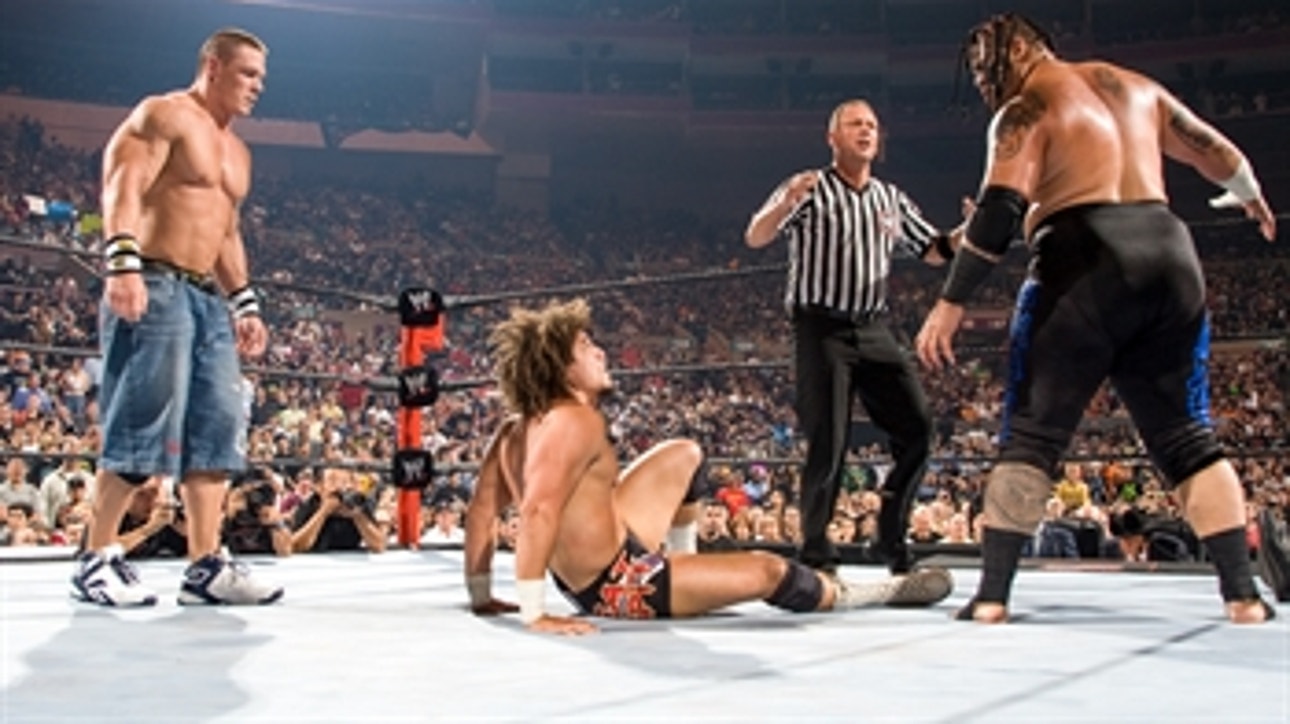 John Cena & Umaga vs. Randy Orton & Carlito: Raw, Aug. 13, 2007 (Full Match)