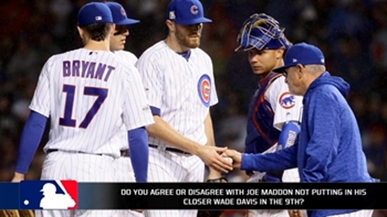Did Joe Maddon think the Cubs were going to lose Game 2 to the Dodgers?