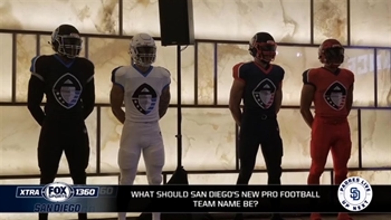 What should San Diego name its AAF team?