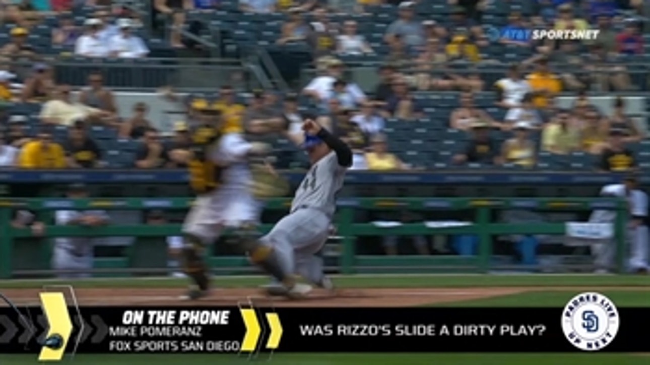 Was Anthony Rizzo's slide a dirty play?