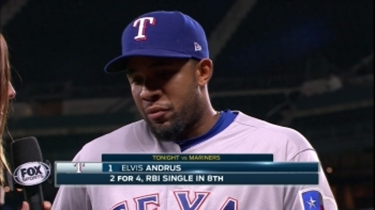 Elvis Andrus plays add on in 8th in 3-1 win over Seattle