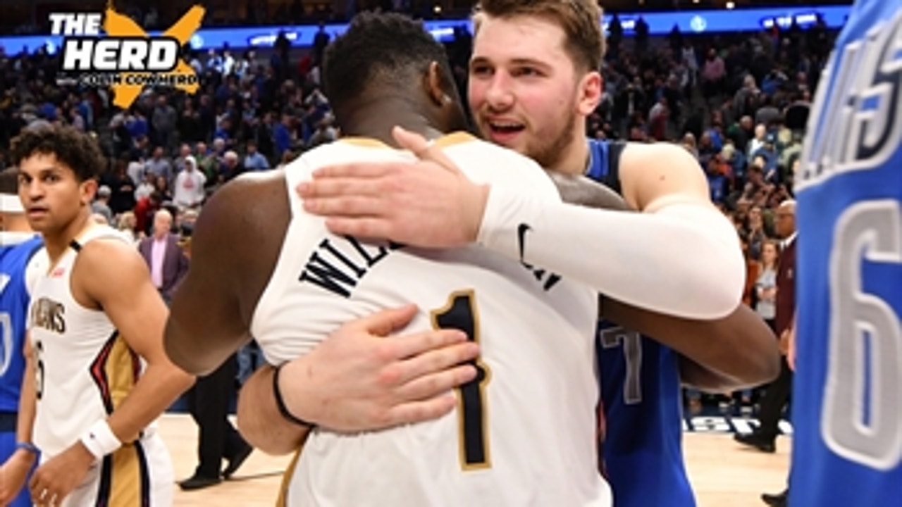 Colin Cowherd explains how Luka and Zion are the new Magic and Bird ' THE HERD