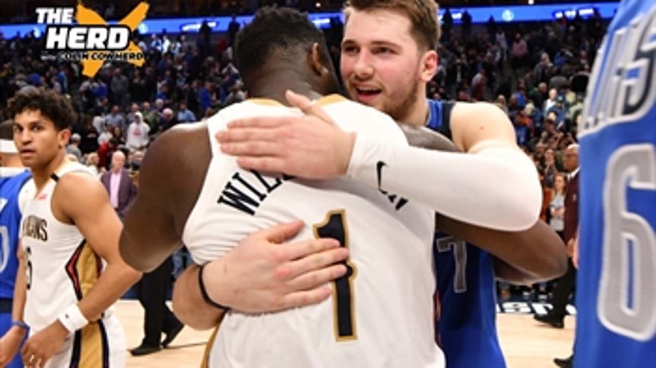 Colin Cowherd explains how Luka and Zion are the new Magic and Bird ' THE HERD
