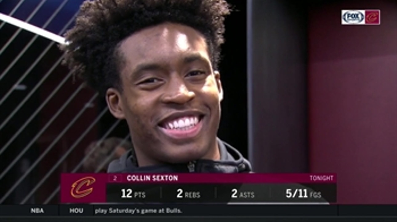 Collin Sexton is feeling confident behind the arc
