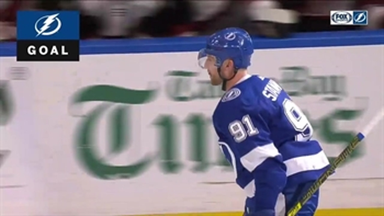 WATCH: Steven Stamkos scores his 384th career goal to set Lightning record