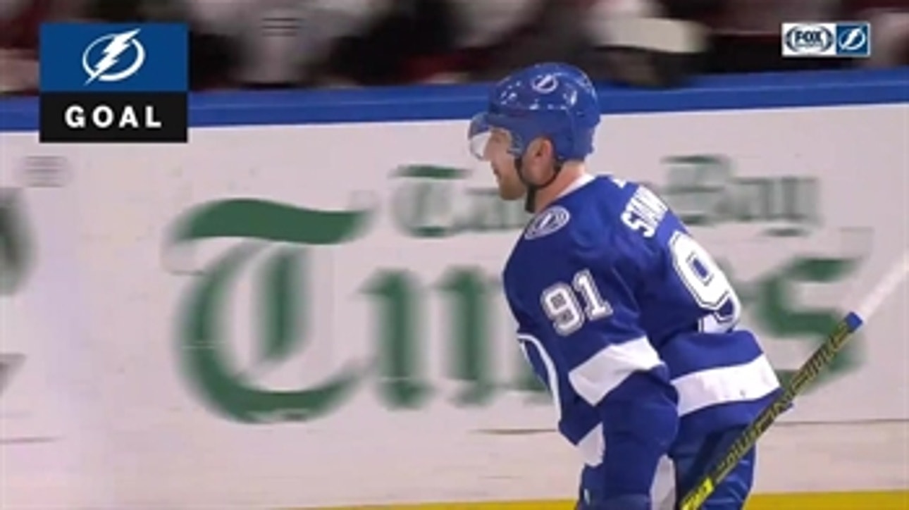 WATCH: Steven Stamkos scores his 384th career goal to set Lightning record