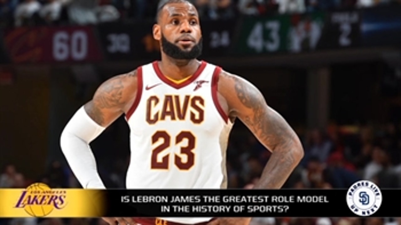 Is LeBron James the greatest sports role model of all time?