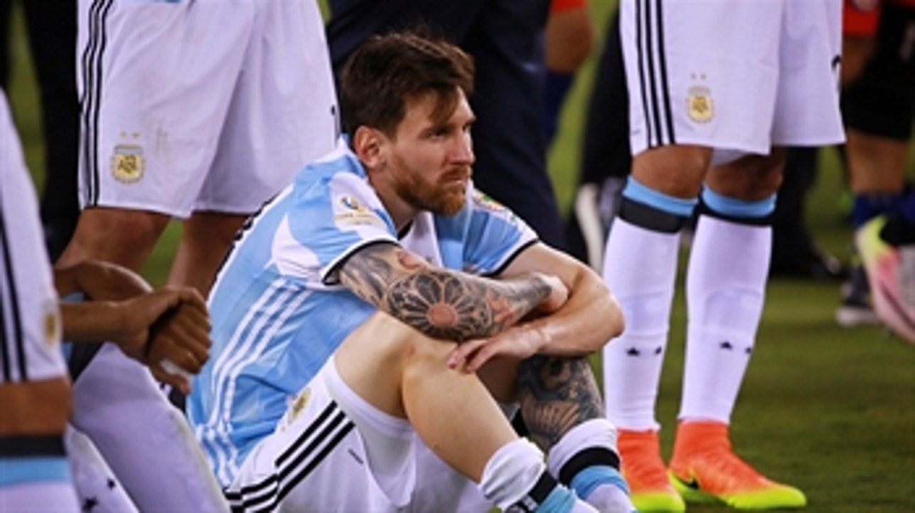 Lionel Messi and Argentina fall short for third final in a row
