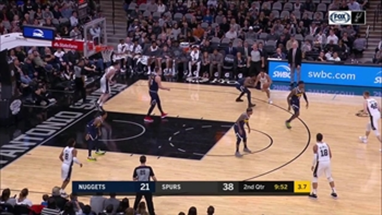 HIGHLIGHTS: Patty Mills sneaks in their with the steal