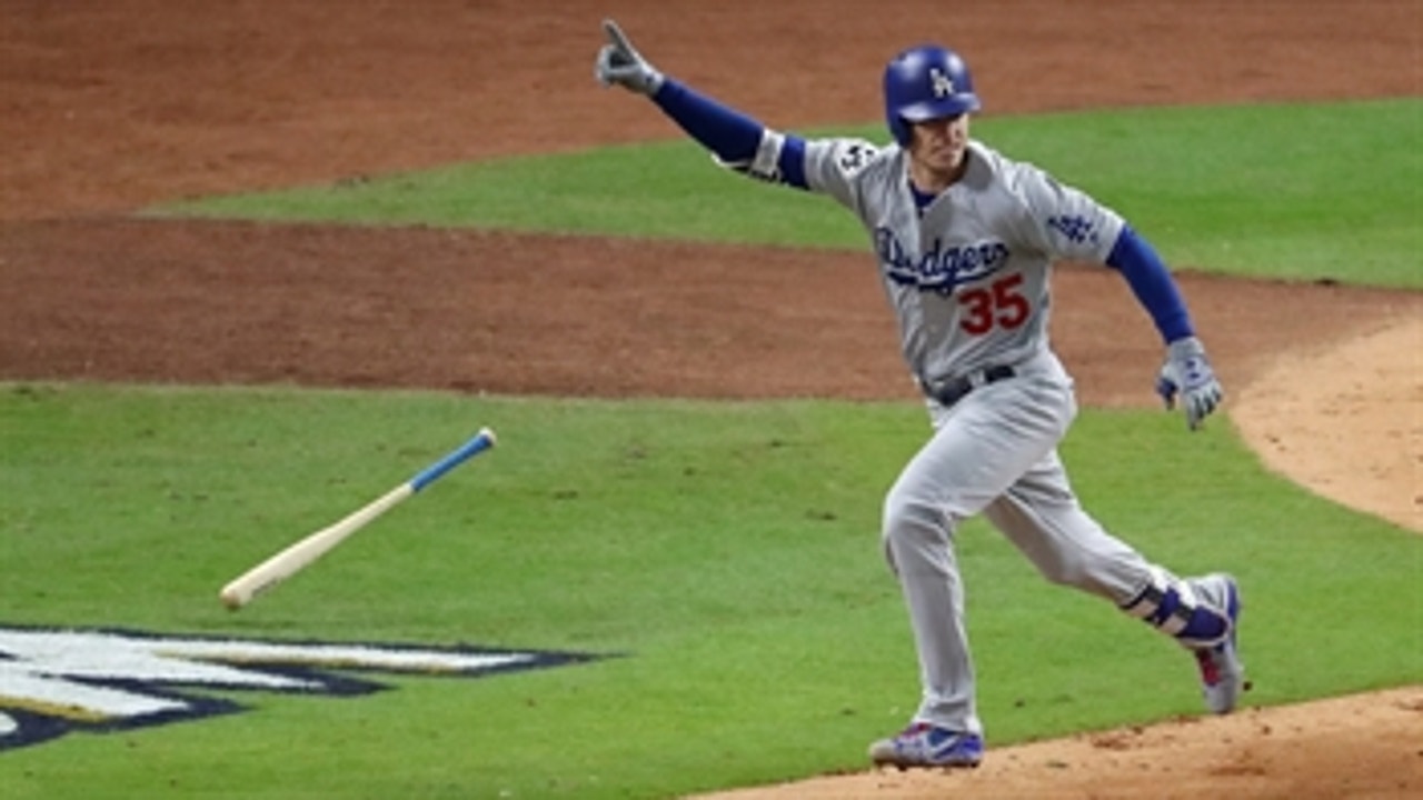 Tom Verducci talks with Cody Bellinger about his change of fortunes in game 4