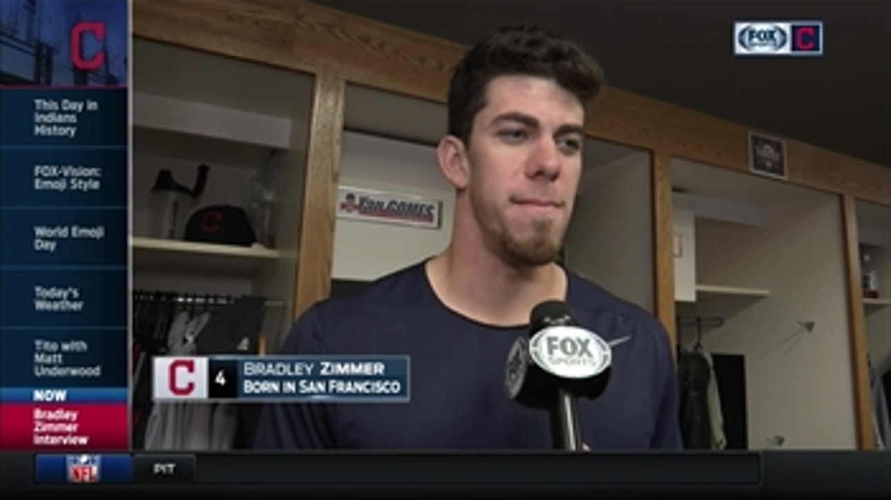 Bradley Zimmer discusses his happy homecoming to Bay Area