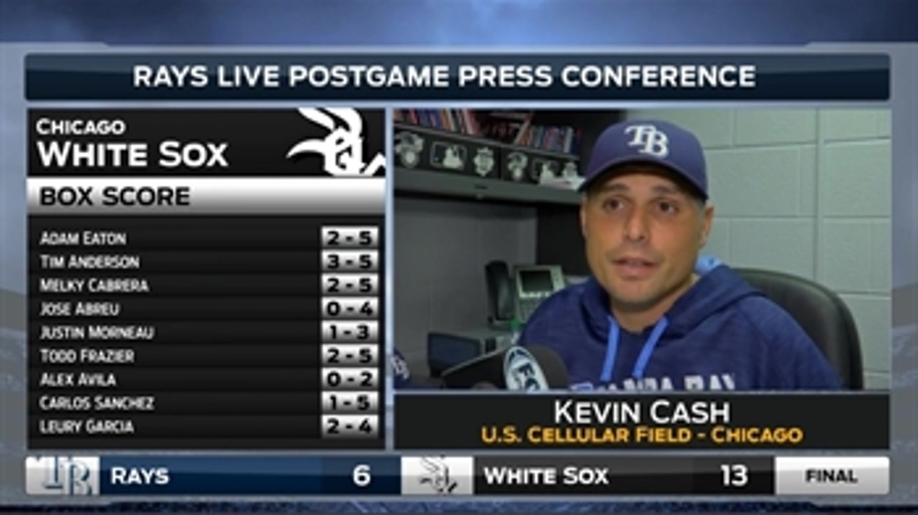 Kevin Cash says Alex Cobb is just working through his comeback