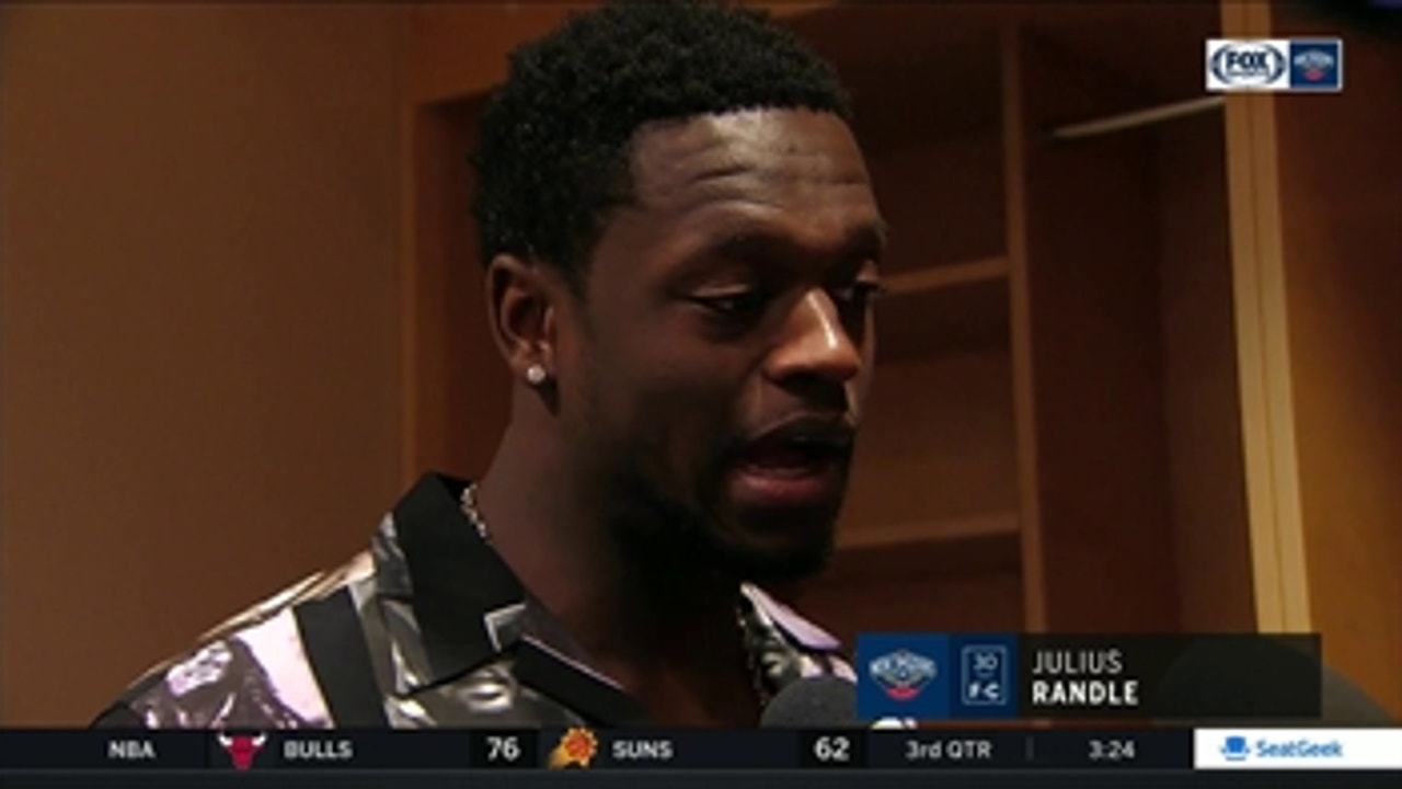 The Dallas Native, Julius Randle on getting the win in his hometown