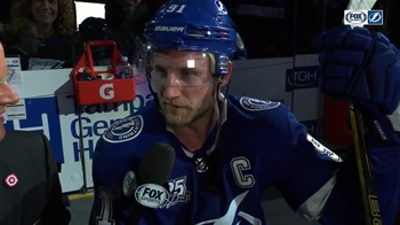 Steven Stamkos: 'We just stuck with it'