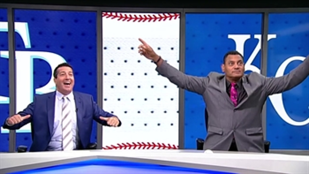 WHO CALLED IT? THIS GUY! Rich Hollenberg, Orestes Destrade get pumped for Lowe's HR
