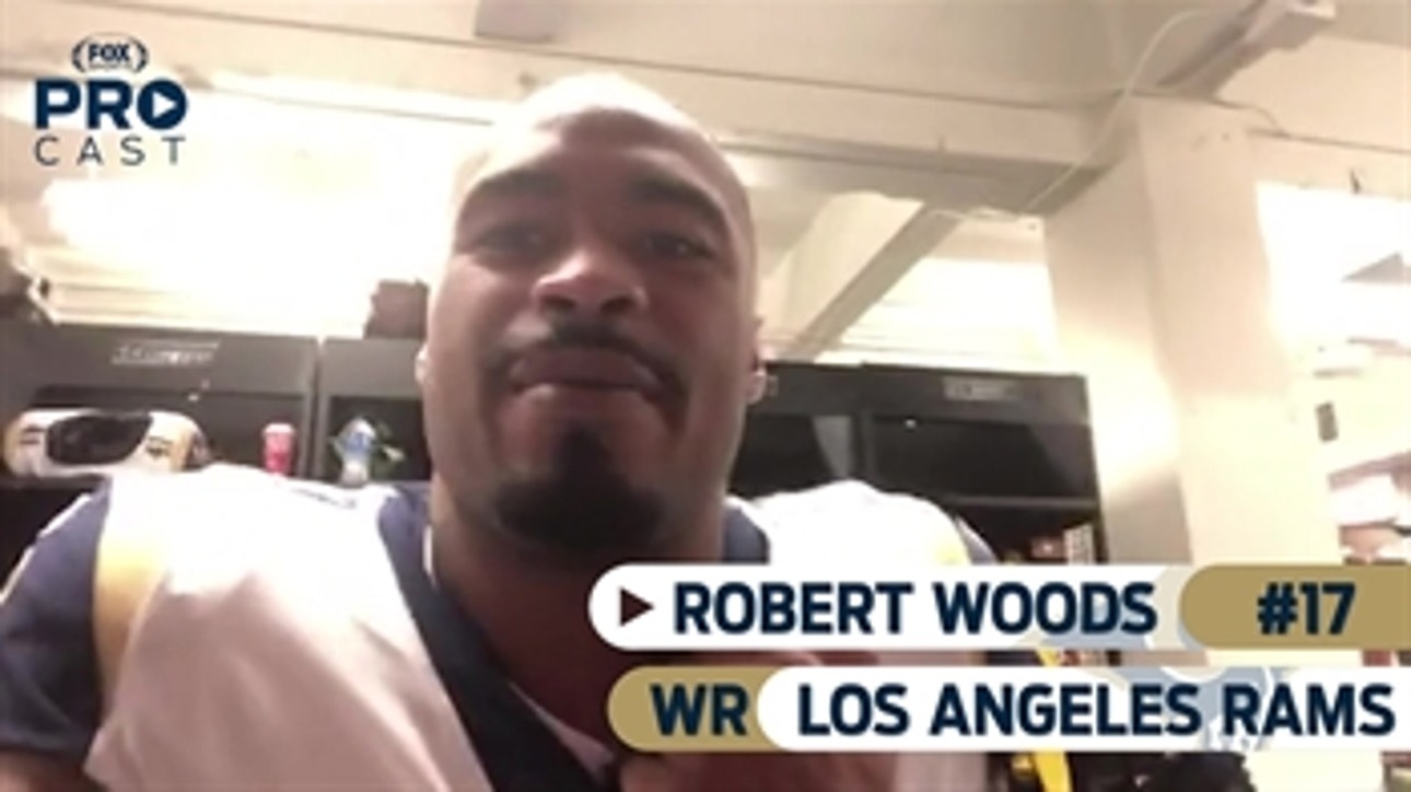 Robert Woods and the Rams locker room are feeling good before their game against the Lions