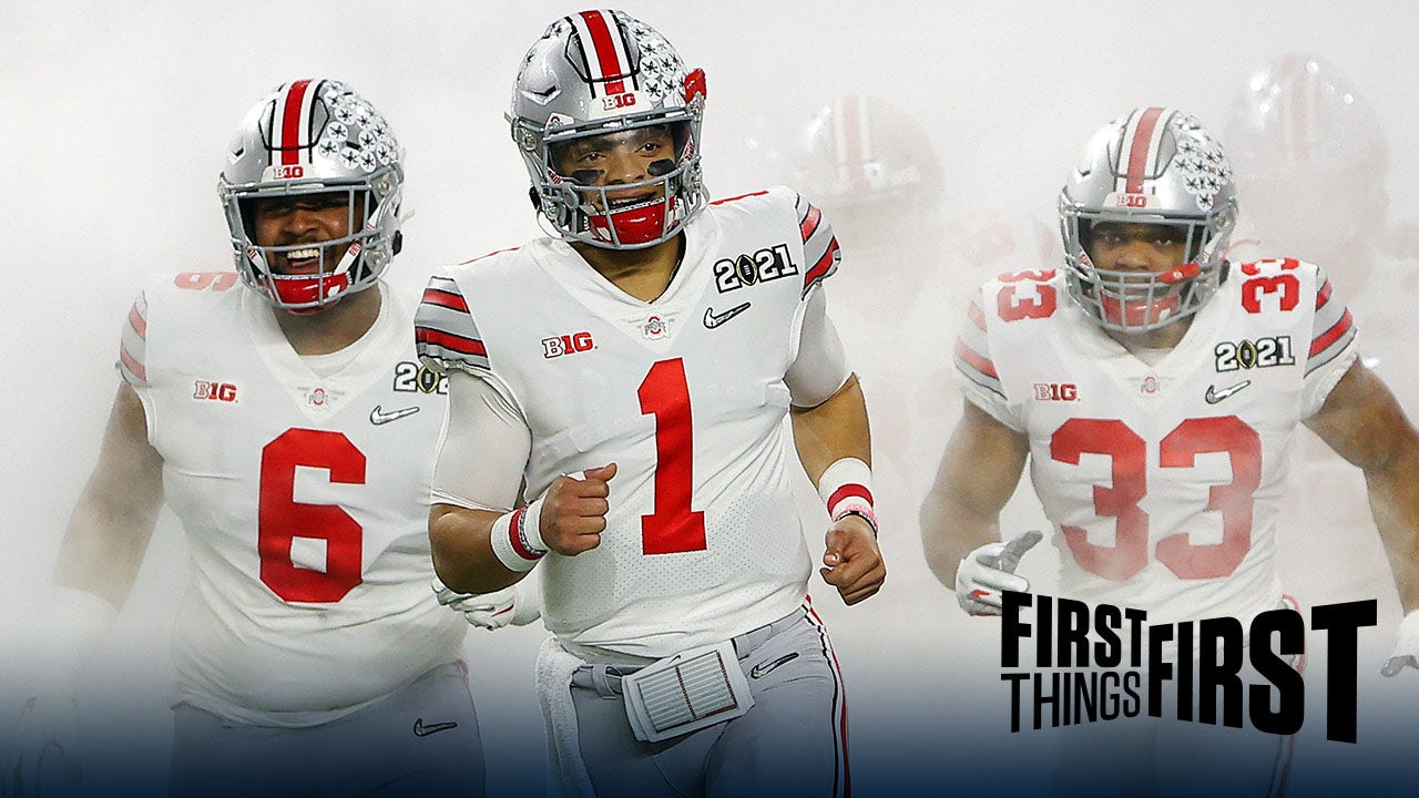 Brandon Marshall: 'I love Zach Wilson, but Jets need Justin Fields' | FIRST THINGS FIRST