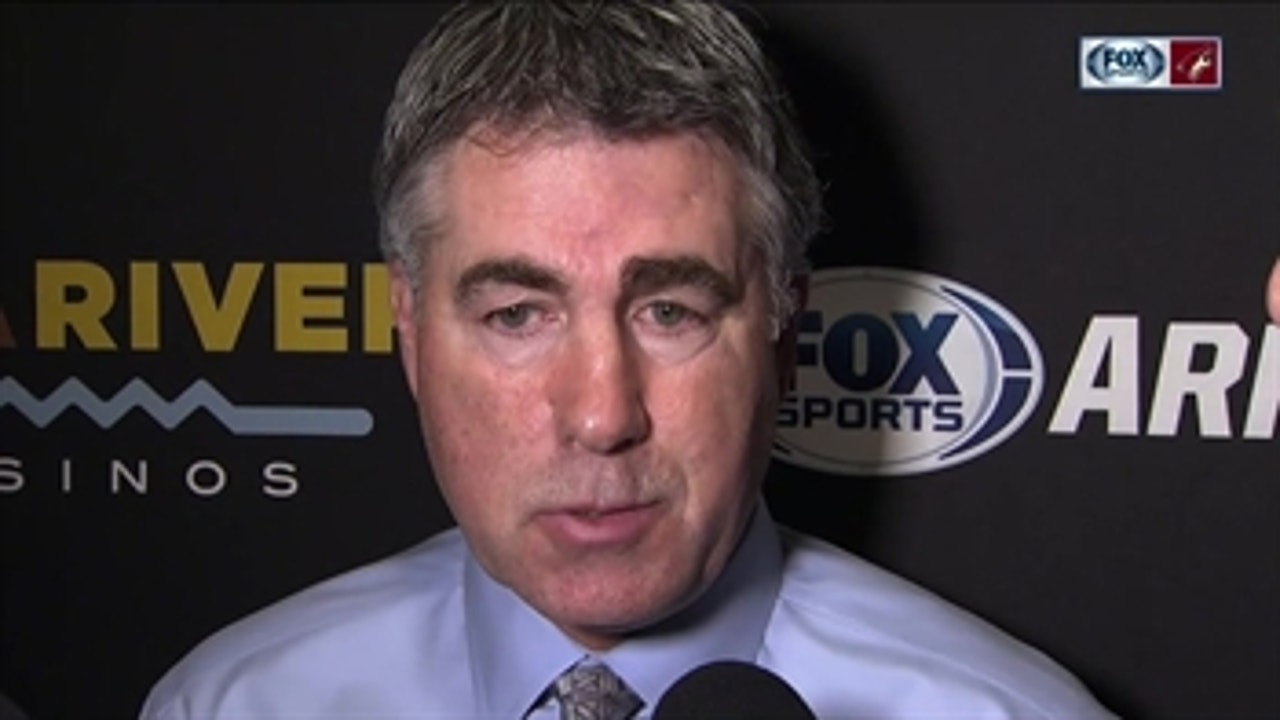 Tippett: Coyotes didn't play at an NHL level