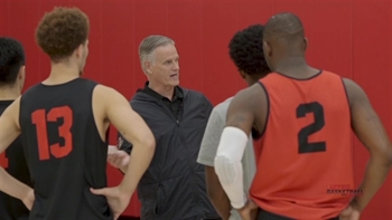Brian Dutcher preaches respect and family at Aztec practice