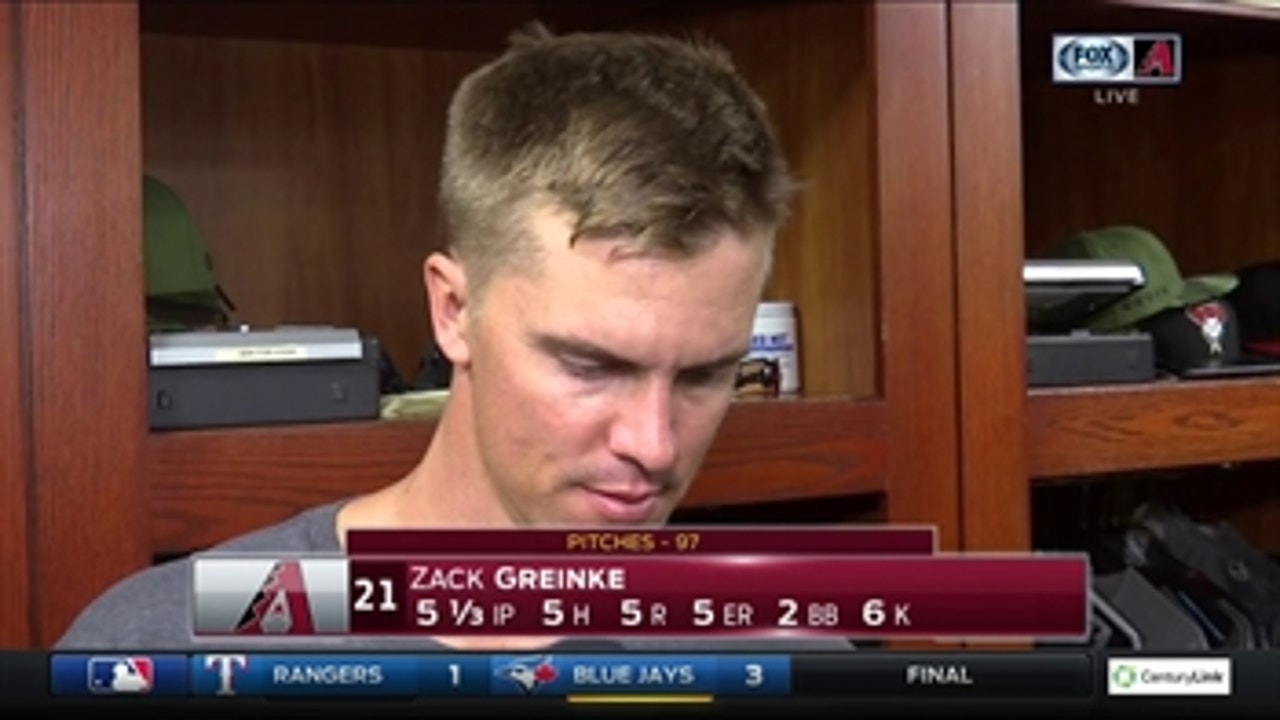 Greinke on Bandy's 3-run double: I made a really bad pitch