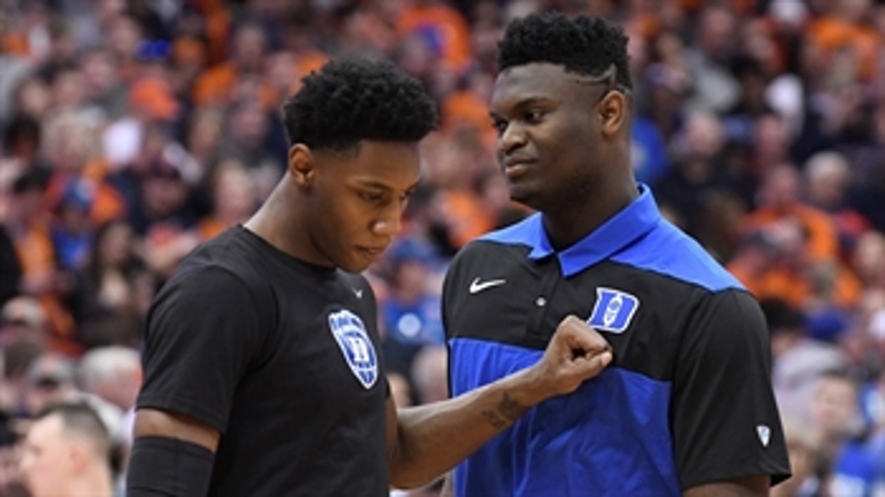 Nick Wright and Cris Carter agree Duke's Zion Williamson should play if he's healthy