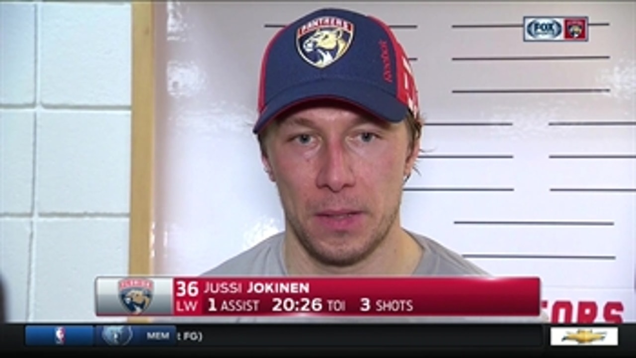 Jussi Jokinen: 'A lot of guys stepped up tonight'