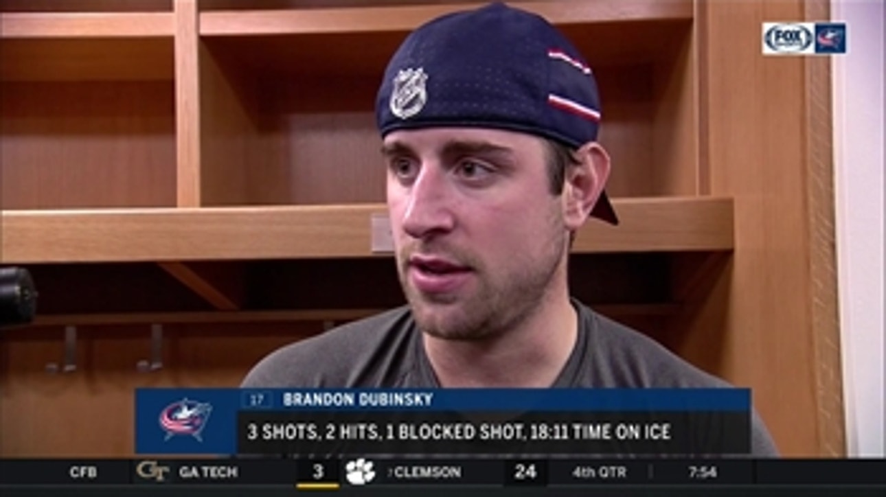 Brandon Dubinksy wants to "bury" scoring chances