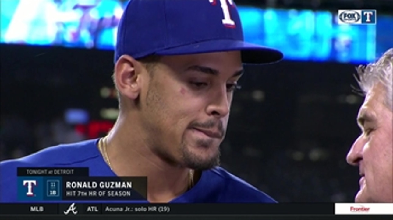 Ronald Guzman: 'Joey Gallo brought me some of that power' ' Rangers Live