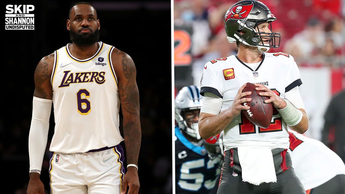 Skip Bayless explains why LeBron comparing his Lakers to Tom Brady's 2020 Bucs is "offensive" I UNDISPUTED