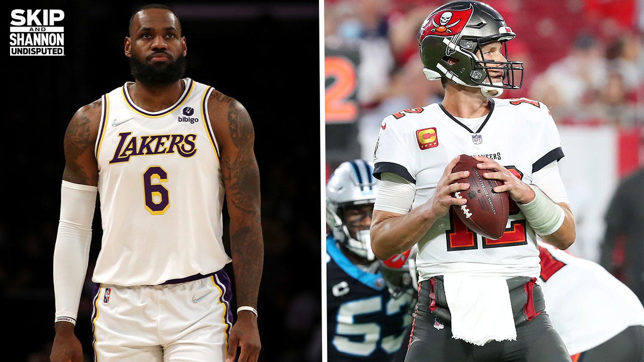 Skip Bayless explains why LeBron comparing his Lakers to Tom Brady’s 2020 Bucs is “offensive” I UNDISPUTED