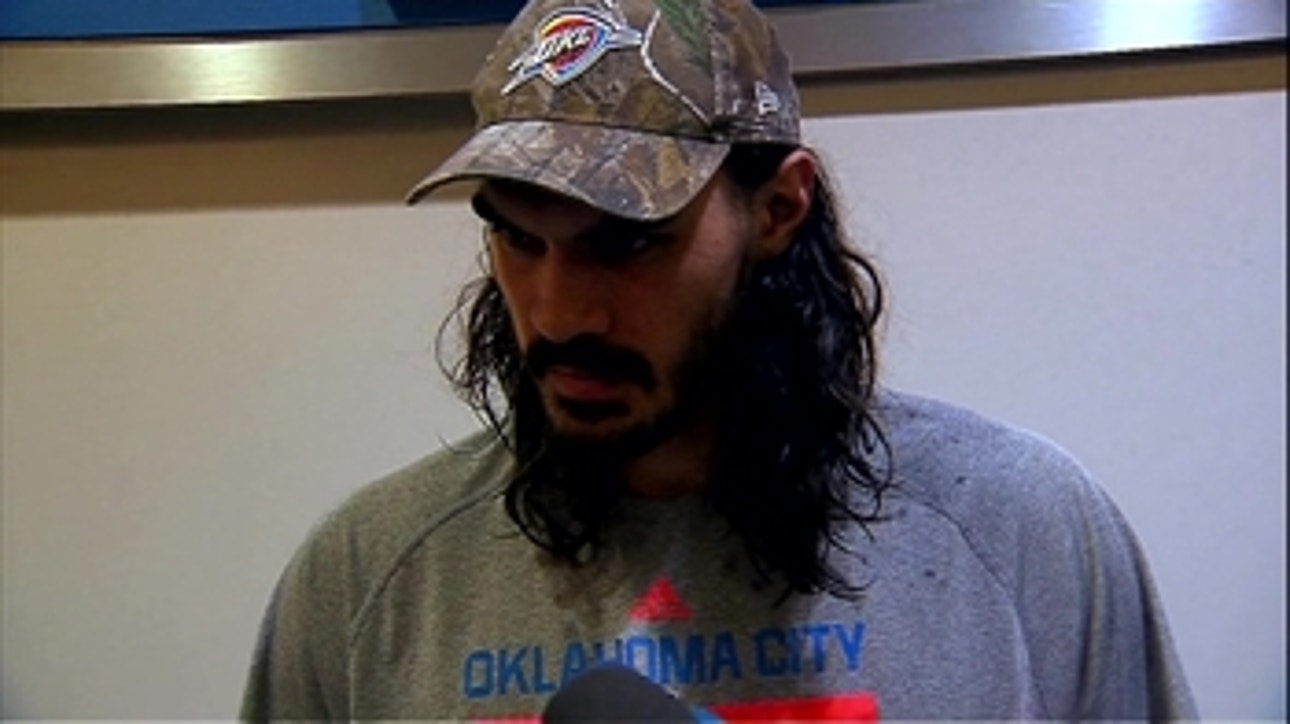 Steven Adams on OKC growing as a team, win over Houston