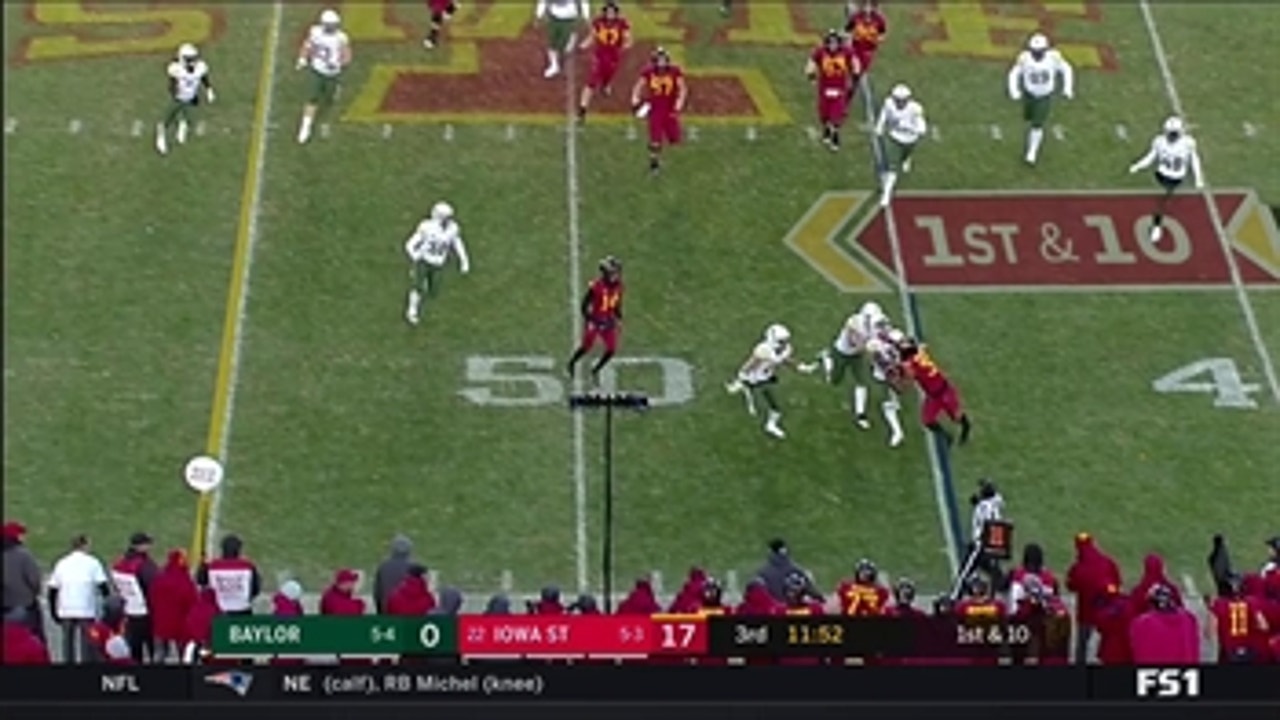WATCH: Fight breaks out on the Sideline ' Baylor at Iowa State