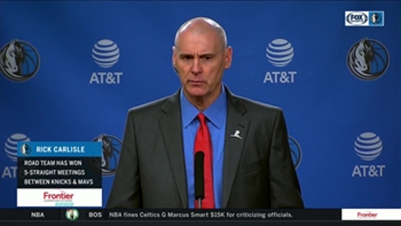 Rick Carlisle: We didn't recover from the first quarter ' Mavs Live