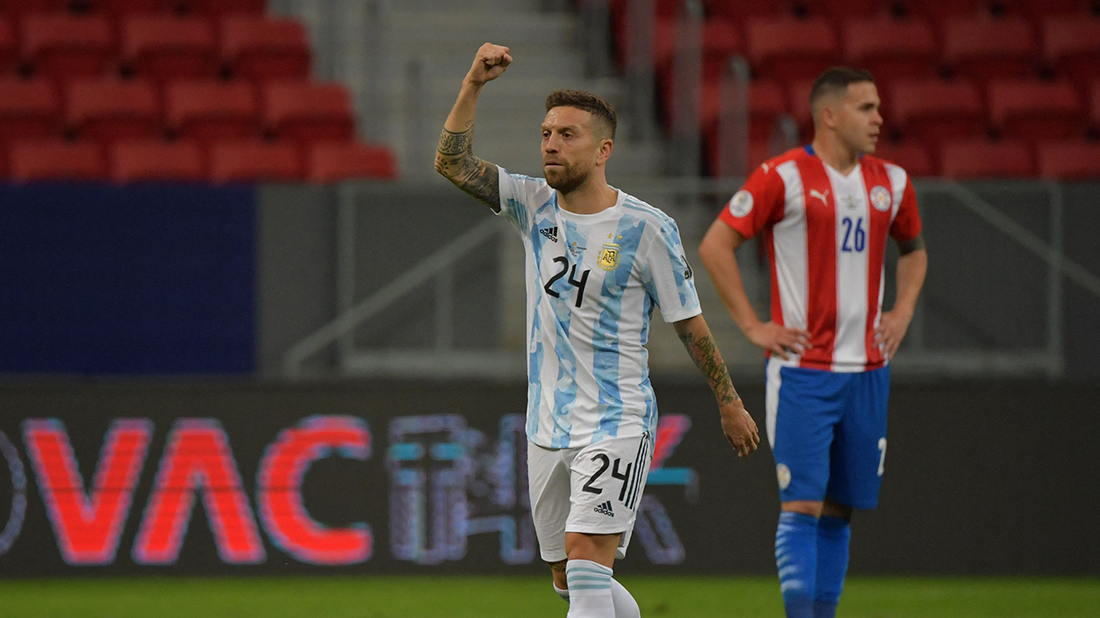 Papu Gomez gives Argentina an early 1-0 lead over Paraguay