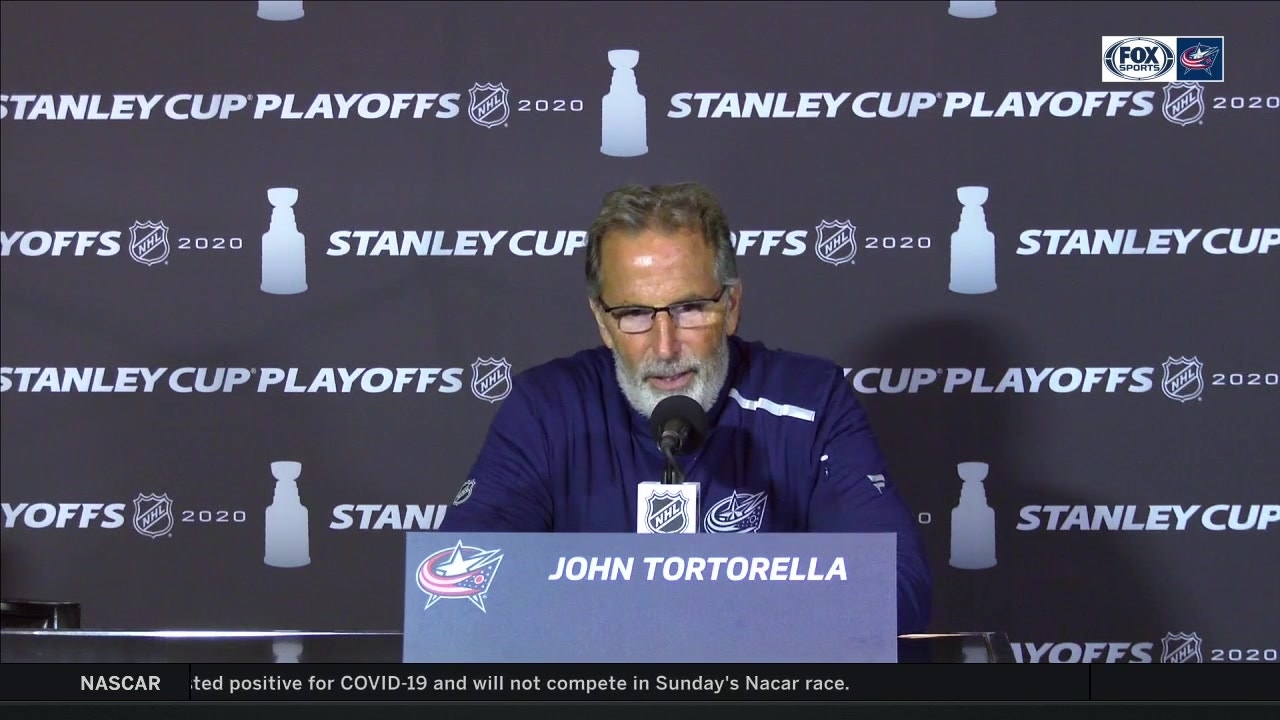 John Tortorella: After first 12 minutes, Blue Jackets were 'not the team we need to be'