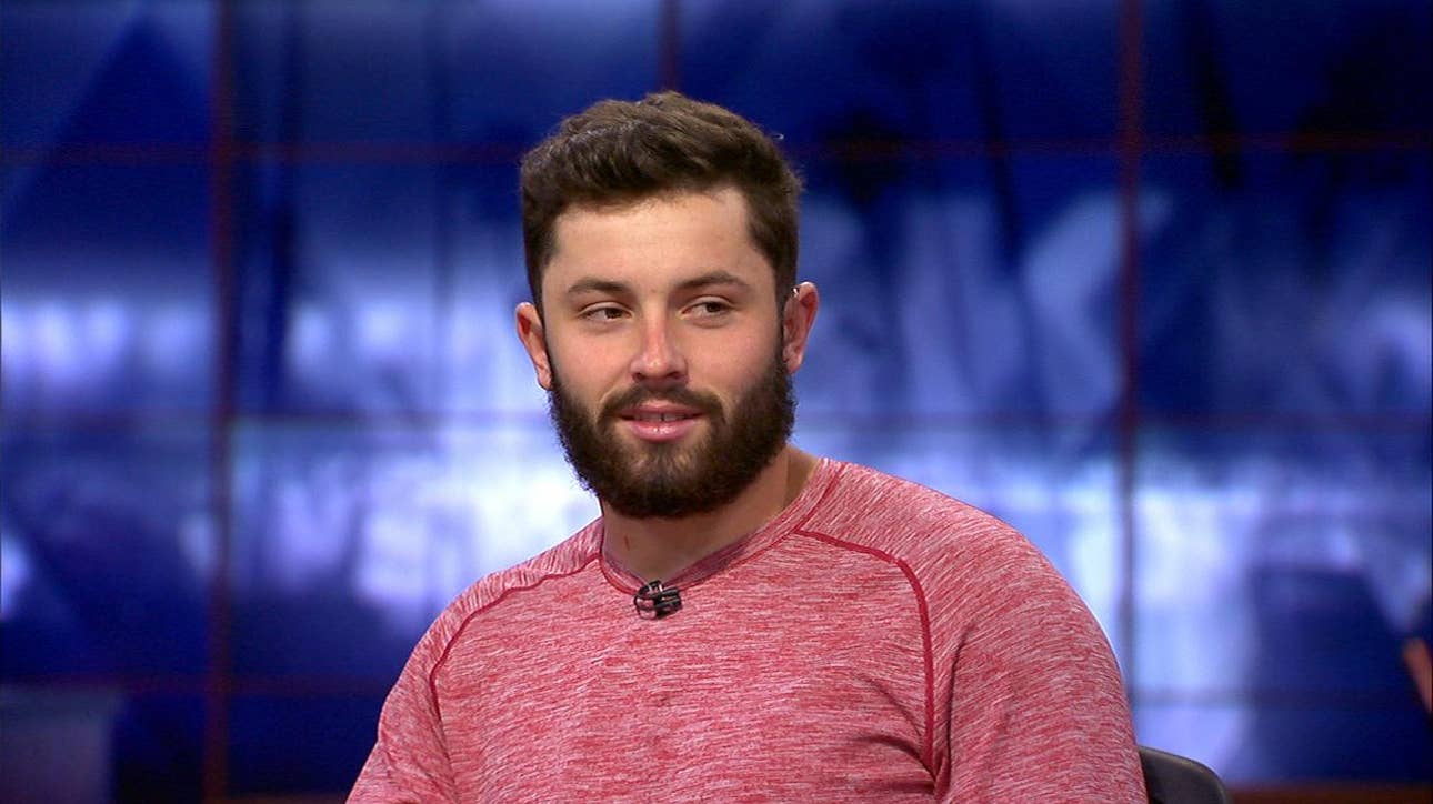 Baker Mayfield on his journey to the NFL, Talks playing behind Tyrod Taylor ' NFL ' UNDISPUTED