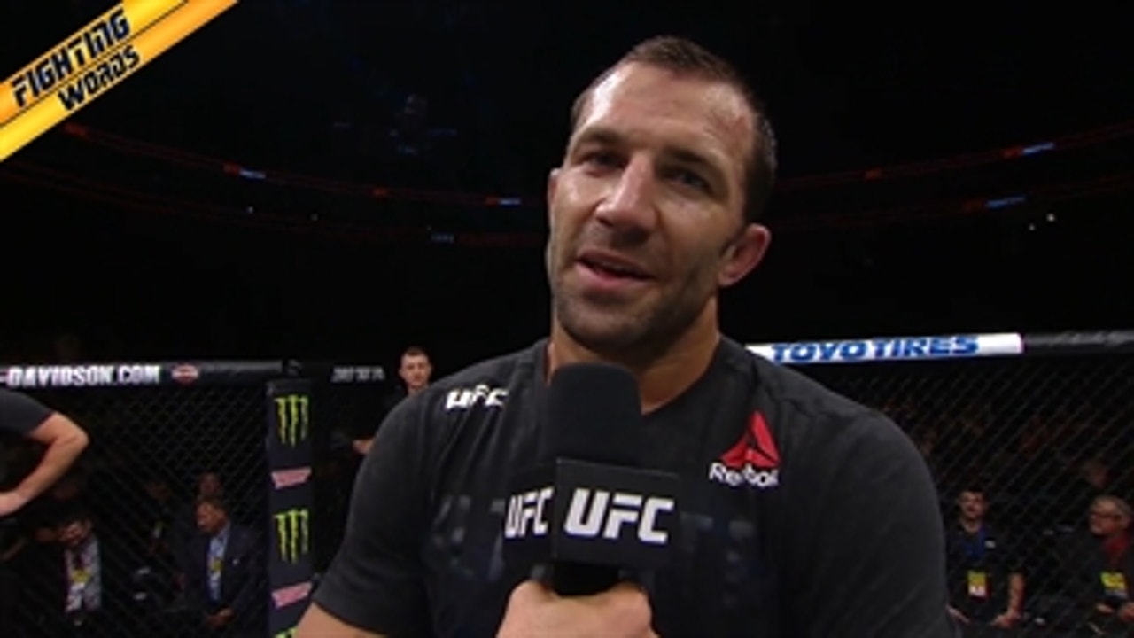 Luke Rockhold called out a fighter after defeating David Branch Saturday night ' FIGHTING WORDS