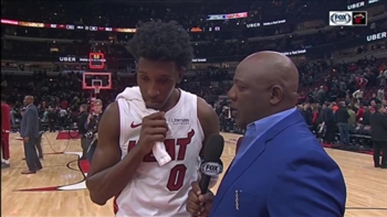 Josh Richardson joins Jax in the Winner's Circle