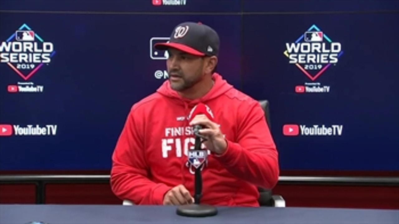 Dave Martinez full World Series Game 4 post-game press conference