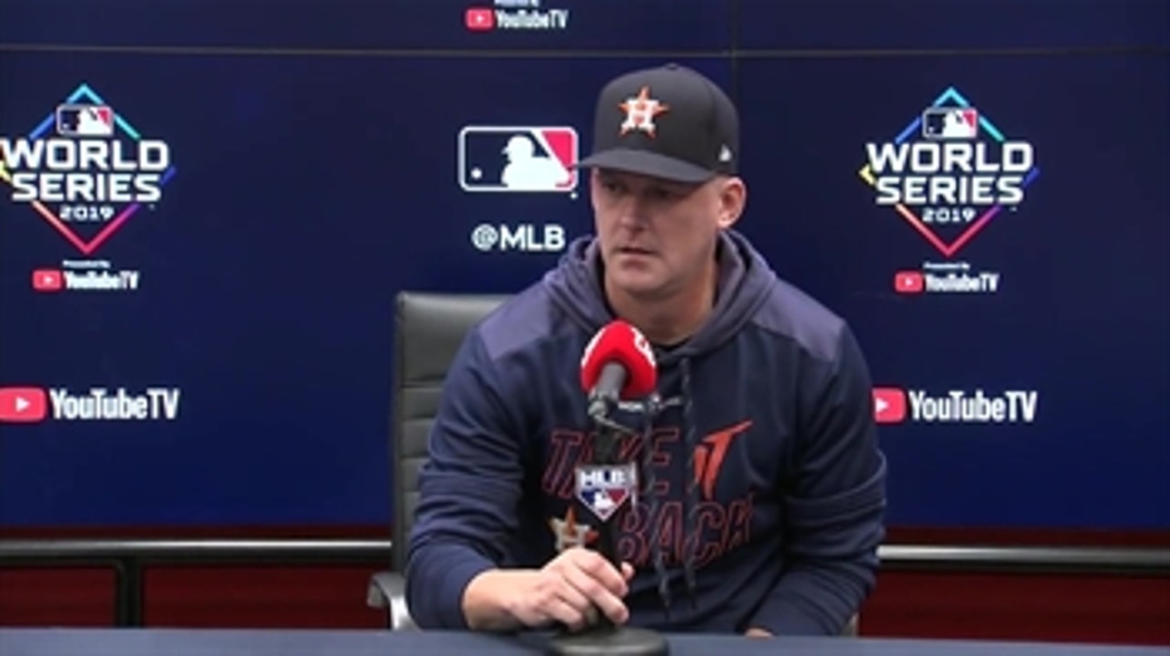 A.J. Hinch full World Series Game 4 post-game press conference