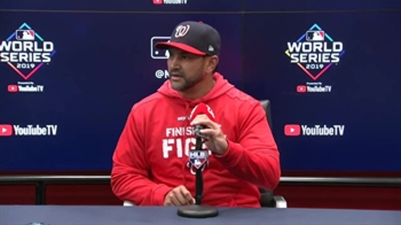 Dave Martinez full World Series Game 4 post-game press conference