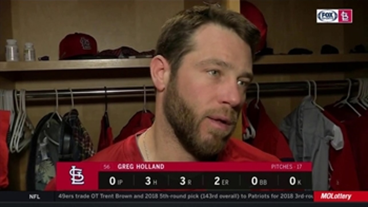 Greg Holland: 'I didn't get the job done' against Pirates