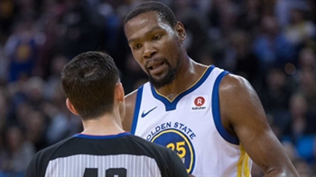 Chris Broussard questions what role the refs played in Kevin Durant's 5th ejection