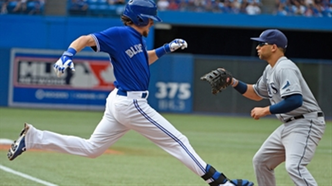 Rays edged by Blue Jays in extras